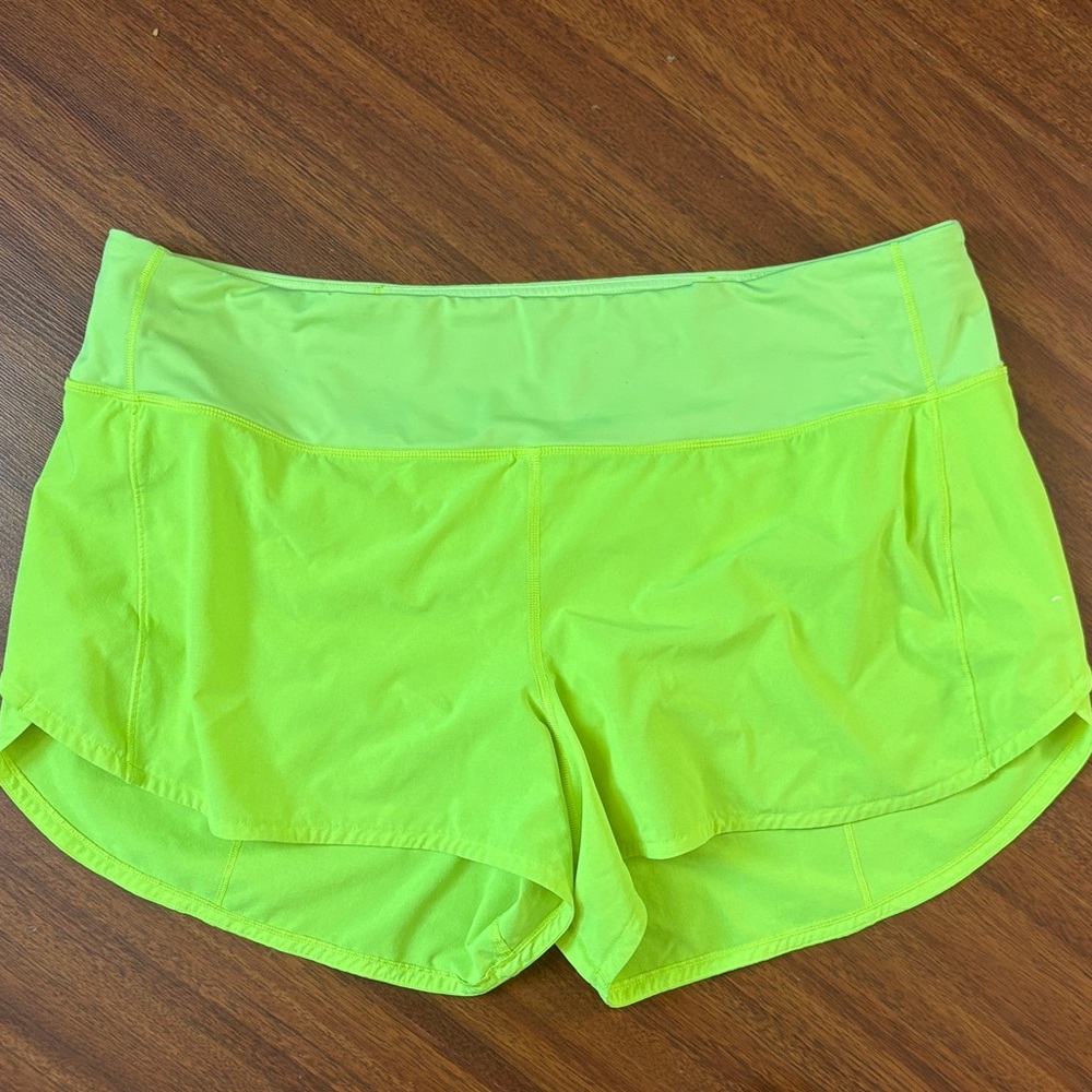 Lululemon Track That Neon Women's Shorts